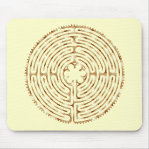Tapis De Souris Perle Mousepad de labyrinthe de Chartres