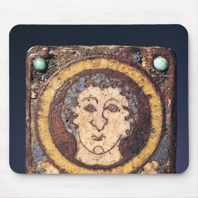 Tapis De Souris Péroné avec le visage d'un jeune homme (Devant)