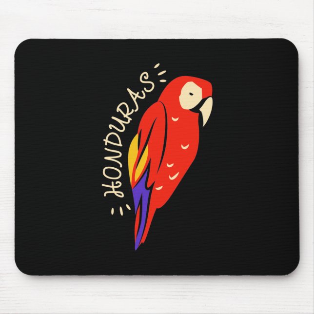 Tapis De Souris Perroquet du Honduras (Devant)