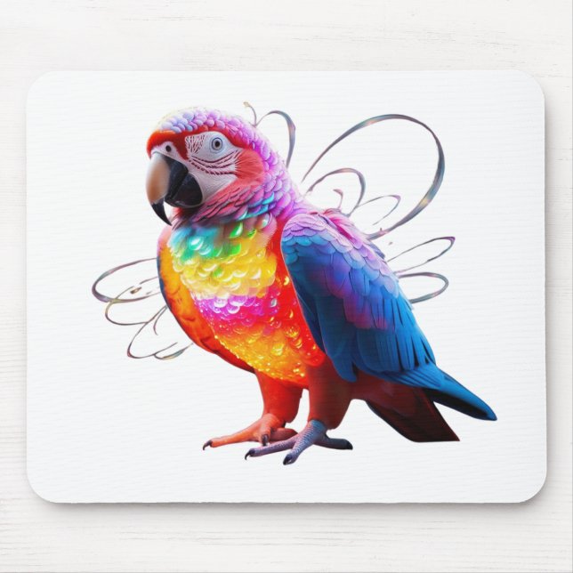 Tapis De Souris Perroquet vibrant (Devant)