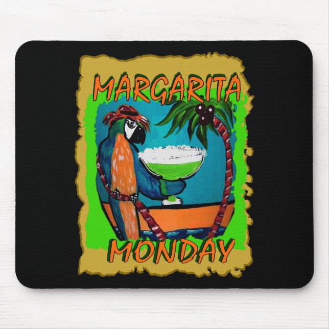 Tapis De Souris Perroquets de Fête (Devant)