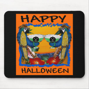 TAPIS DE SOURIS PERROQUETS D'HALLOWEEN