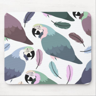 Tapis De Souris Perroquets modernes motif tropical