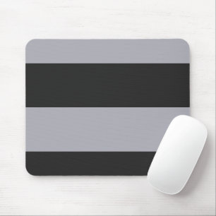 Tapis De Souris Persian Grey and Gray Simple Extra Wide Stripes