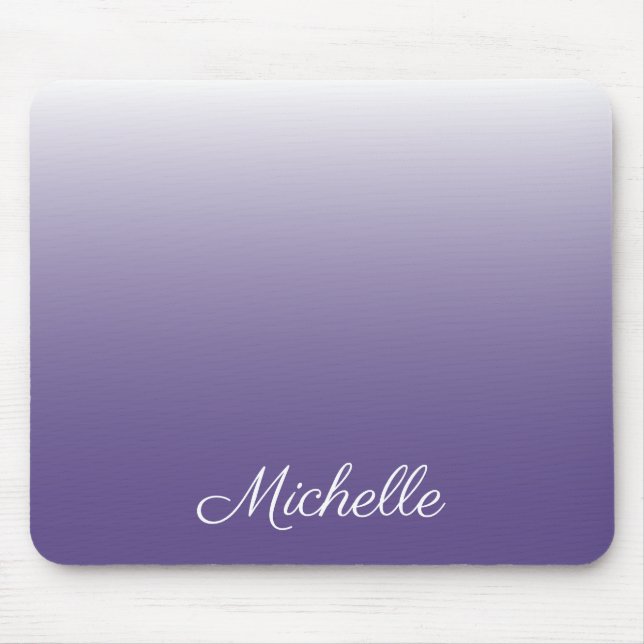 Tapis De Souris Personalised gradient ombre Ultra Violet (Devant)