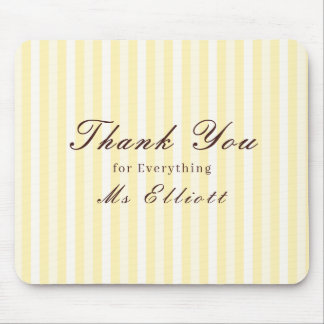 Tapis De Souris Personalised Thank You Teacher Mouse Pad Buttercup