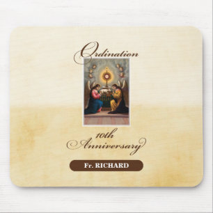 Tapis De Souris Personalize, 10th Ordination Anniversary Angels