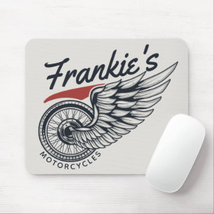 Tapis De Souris Personalized Motorcycles Flying Tire Biker Shop
