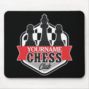 Tapis De Souris Personalized NAME Chess Player Club Checkmate 