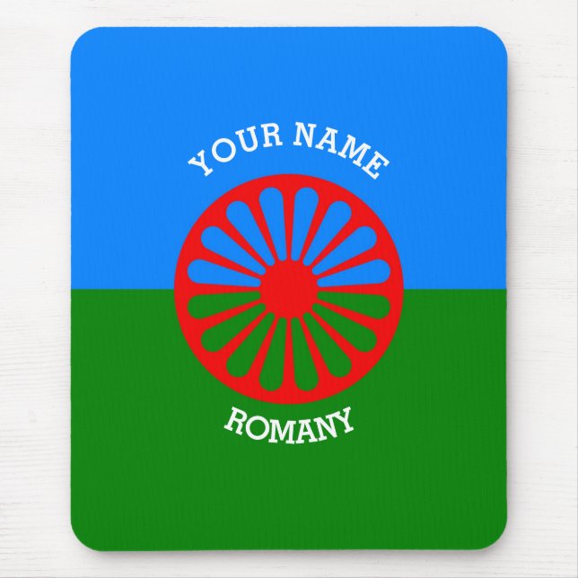 Tapis De Souris Personalized Official Romany gypsy travellers flag (Devant)