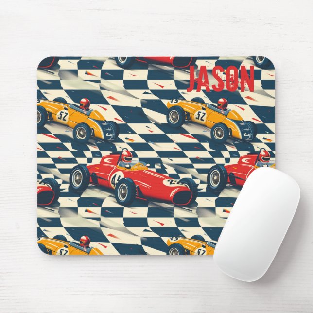 Tapis De Souris Personalized Race Car Mouse Pad Mousepad  (Avec souris)