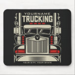 Tapis De Souris Personalized Trucking 18 Wheeler BIG Trucker<br><div class="desc">Personalized Eighteen Wheeler Trucker Big Rig Trucking Company Design - Customize with your Name and Custom Text !</div>
