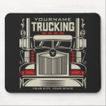 Tapis De Souris Personalized Trucking 18 Wheeler BIG Trucker<br><div class="desc">Personalized Eighteen Wheeler Trucker Big Rig Trucking Company Design - Customize with your Name and Custom Text !</div>