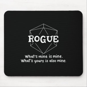 Tapis De Souris Personnage Drôle de Malfrat Blague Jeux de Rôle Rp
