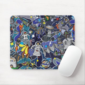 Tapis de Souris Personnages d'Art Colorés Création