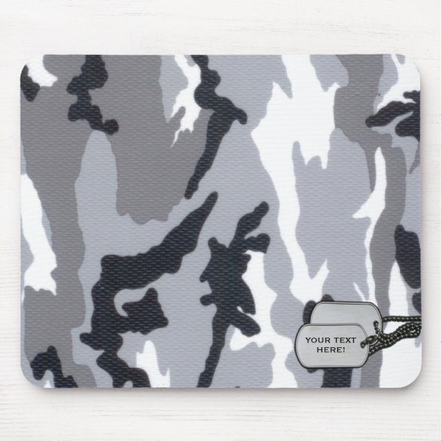 Tapis de souris personnalisable de camouflage (Devant)