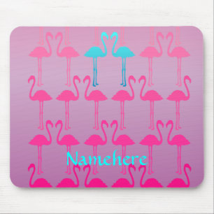 Tapis De Souris Personnalisable : Flamant rose deux