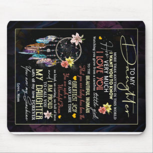 Tapis De Souris Personnalisé À Ma Fille, Amour De Maman