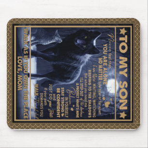 Tapis De Souris Personnalisé À Mon Fils, Fils Cadeau Anniversaire