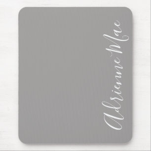Tapis De Souris Personnalisé Ash Gray, un tout simple et élégan