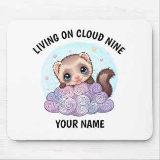 Tapis de souris personnalisé avec furet mignon ave