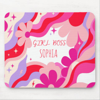 Tapis de souris personnalisé avec nom de fille pat