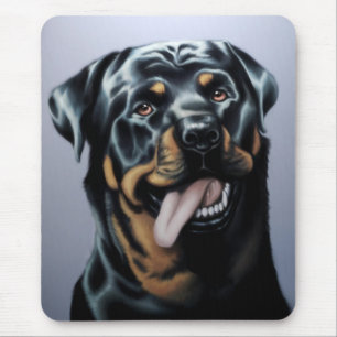 Tapis de souris personnalisé Chien Rottweiler Pupp