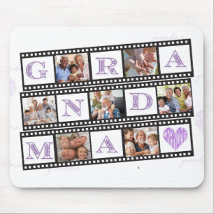 Tapis de souris personnalisé de grand-mère avec 7