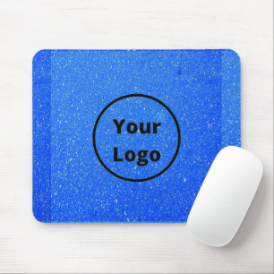 Tapis De Souris Personnalisé logo bleu brut