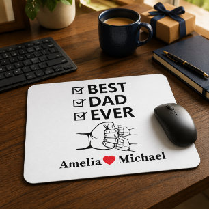 Tapis de souris personnalisé Meilleur Papa du Mond