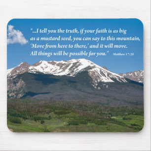 Tapis de souris personnalisé Move That Mountain