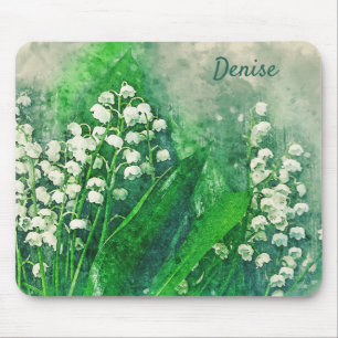 Tapis de souris personnalisé Muguet