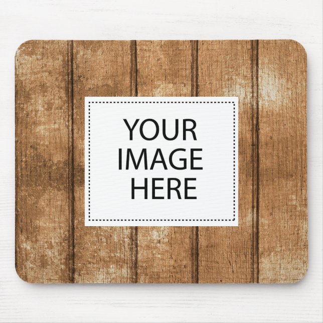 Tapis De Souris Personnalisé Personnalisé Votre Propre Carte Photo (Devant)