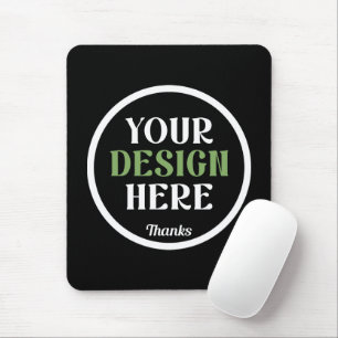 Tapis De Souris personnalisé, unique, élégant et minimaliste bisou