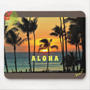 Tapis De Souris Personnaliser Aloha - Maui