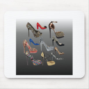 Tapis De Souris Personnaliser de collage de talons hauts de