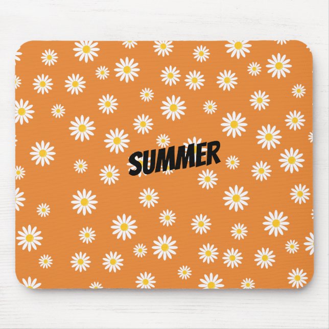 Tapis De Souris Personnaliser Fleurs Chamomilles (Devant)