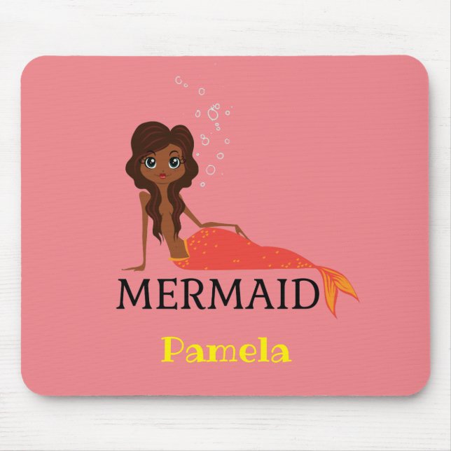 Tapis De Souris Personnaliser la conception des sirènes (Devant)