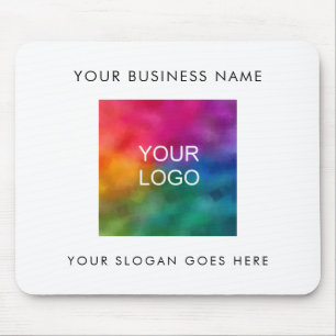 Tapis De Souris Personnaliser le logo de l'entreprise Slogan Texte