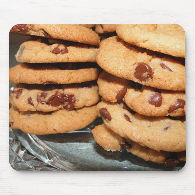 Tapis De Souris Personnaliser les biscuits dessert chocolat pépite (Devant)
