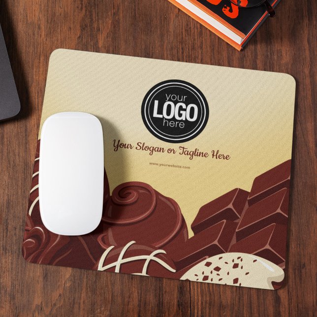 Tapis De Souris Personnaliser Moderne Chocolat Business Mousepad (Créateur téléchargé)