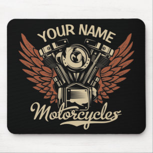 Tapis De Souris Personnaliser Motocyclettes Motocyclettes Garage