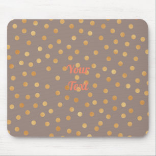 Tapis De Souris Personnaliser Parties scintillant or