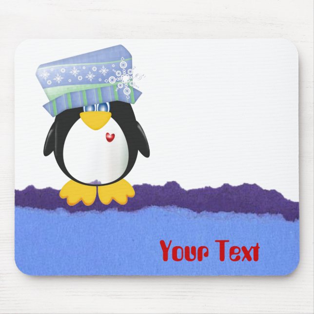 Tapis De Souris Personnaliser Penguin Mousepad (Devant)