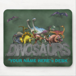 Tapis De Souris "Personnalisez-moi !" Dinosaures