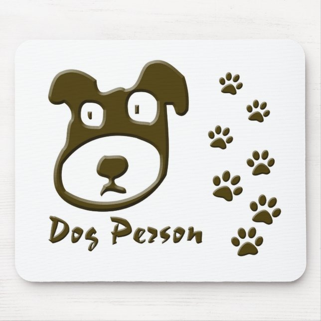Tapis De Souris personne de chien (Devant)