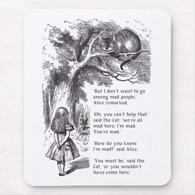 Tapis De Souris Personnes folles (Devant)