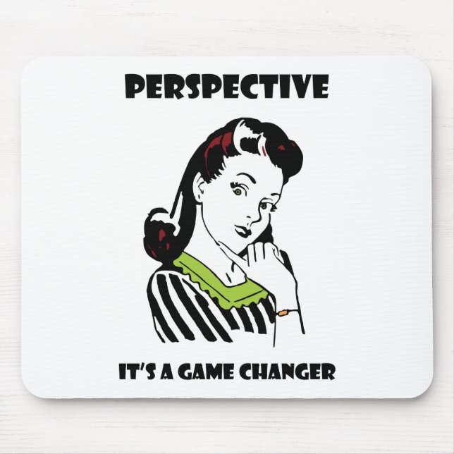 Tapis De Souris Perspective - C'est un changeur de jeu (Devant)