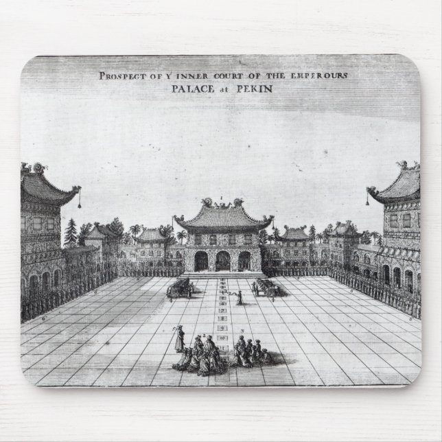 Tapis De Souris Perspective de la cour intérieure (Devant)