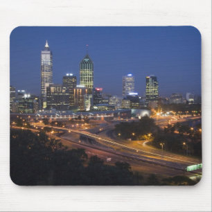 Tapis De Souris Perth, Australie. Vue sur le centre-ville de Perth